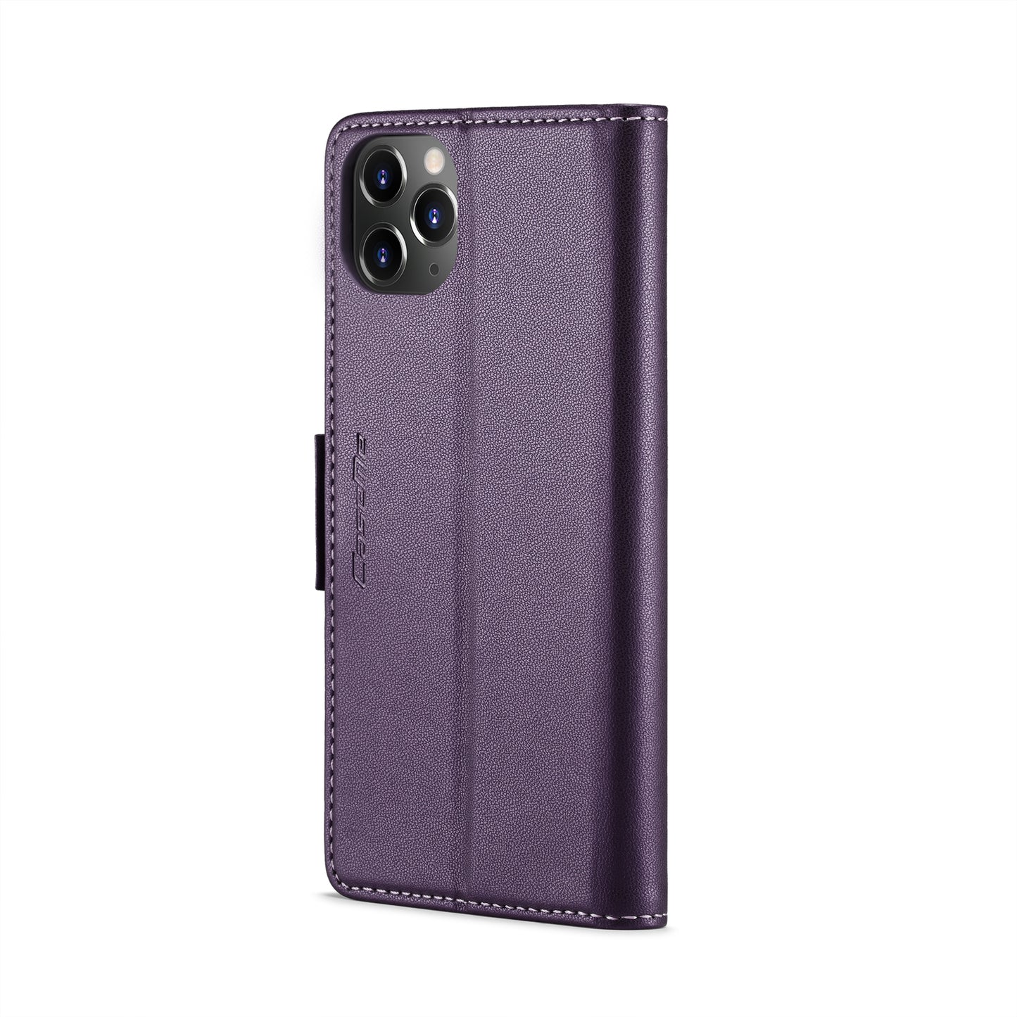 iPhone 11 Pro Leather Wallet Case - RFID Blocking, Stand Function, Card Slots