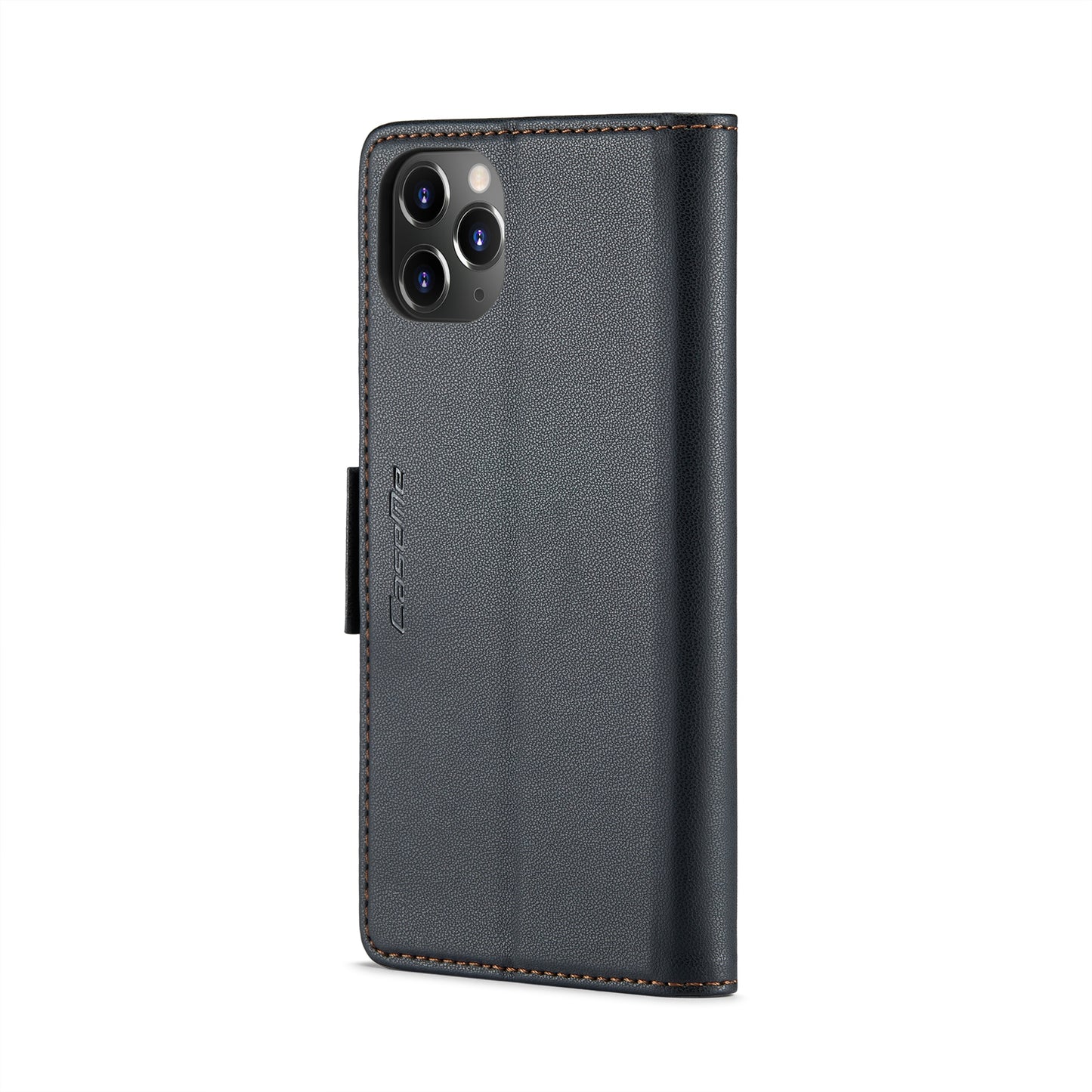 iPhone 11 Pro Max Leather Wallet Case - RFID Blocking, Stand Function, Card Slots