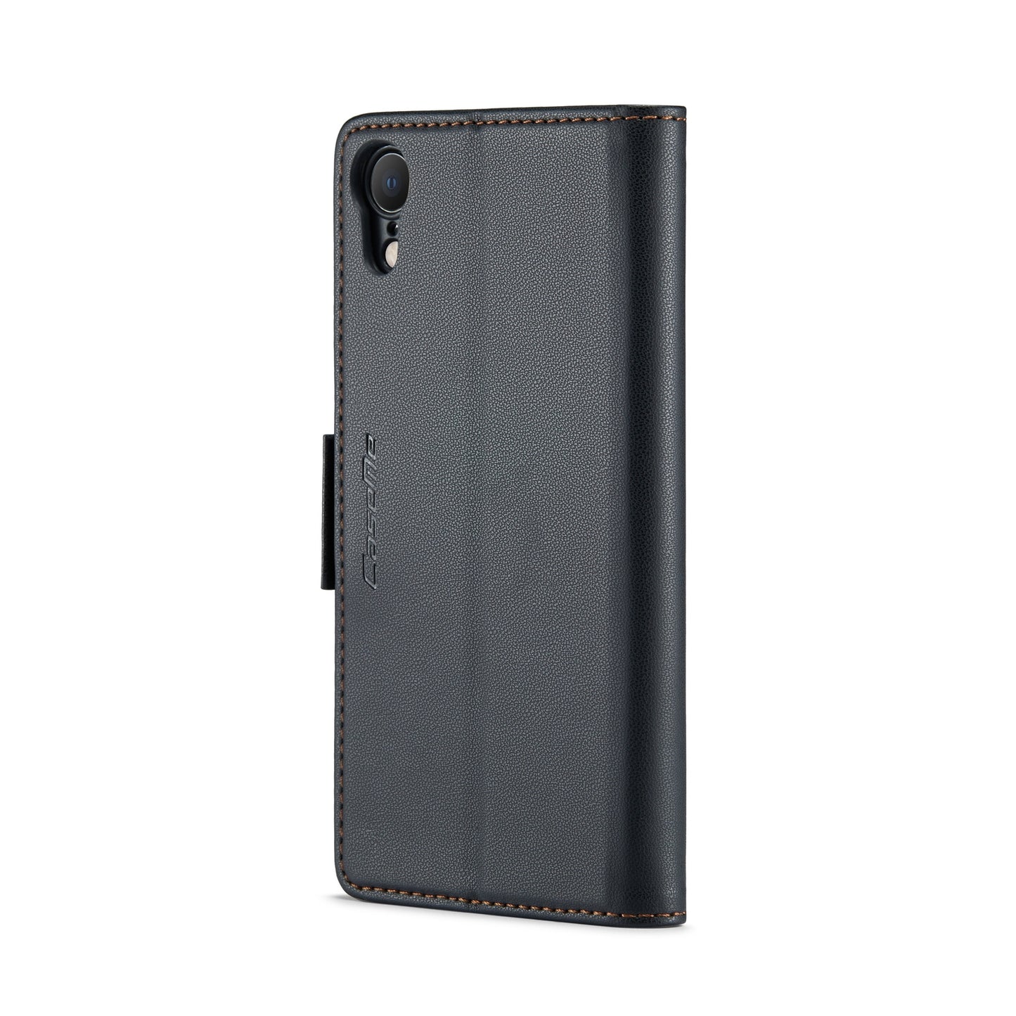 iPhone XR Leather Wallet Case - RFID Blocking, Stand Function, Card Slots