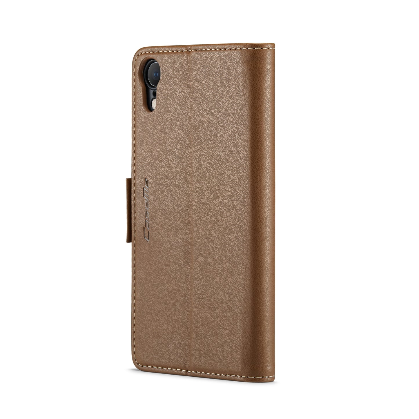 iPhone XR Leather Wallet Case - RFID Blocking, Stand Function, Card Slots