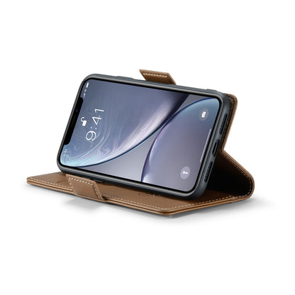 iPhone XR Leather Wallet Case - RFID Blocking, Stand Function, Card Slots