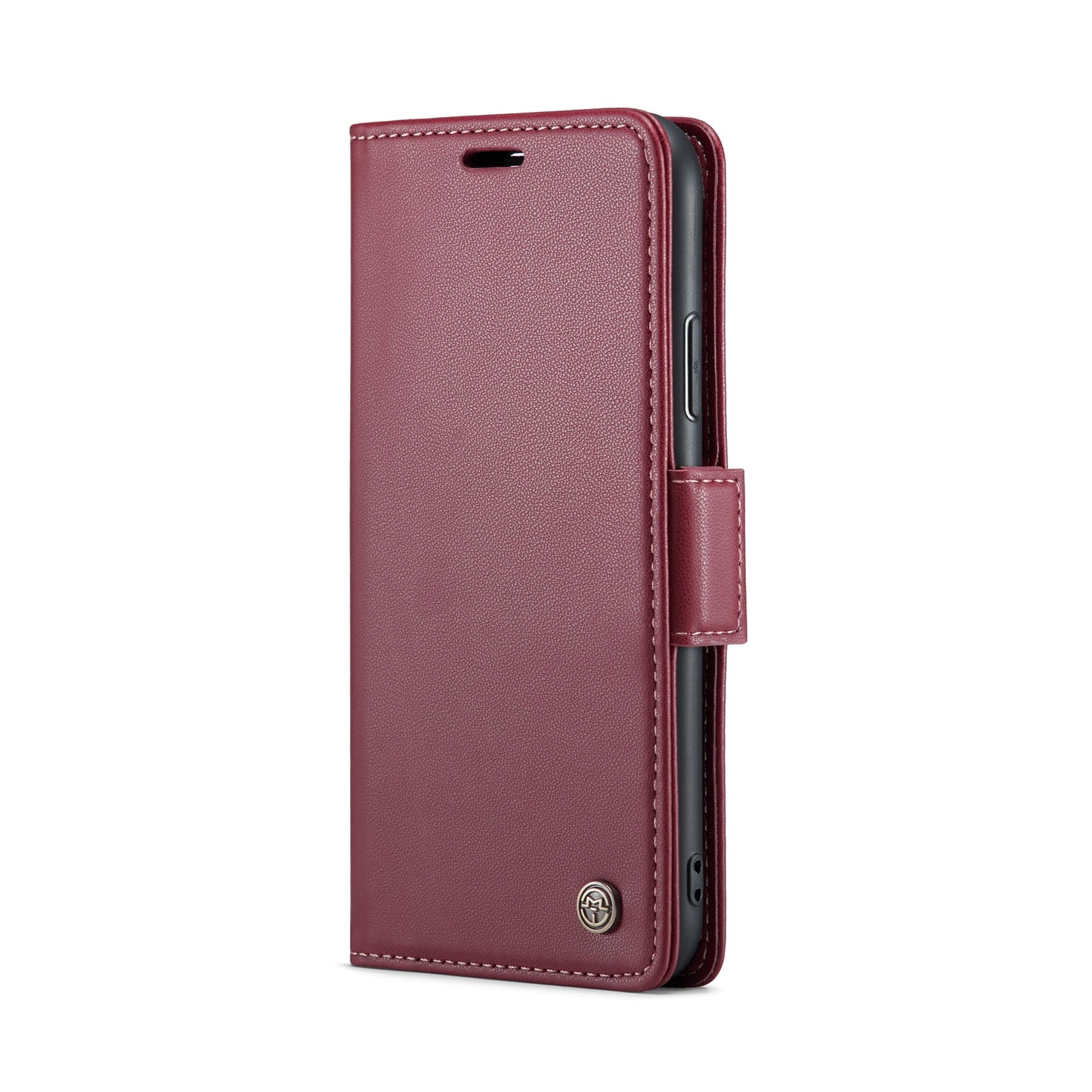 iPhone XR Leather Wallet Case - RFID Blocking, Stand Function, Card Slots