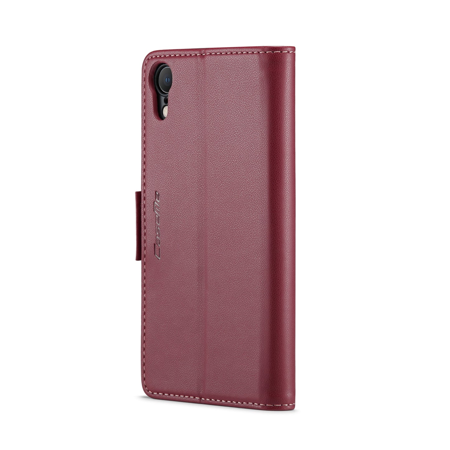 iPhone XR Leather Wallet Case - RFID Blocking, Stand Function, Card Slots