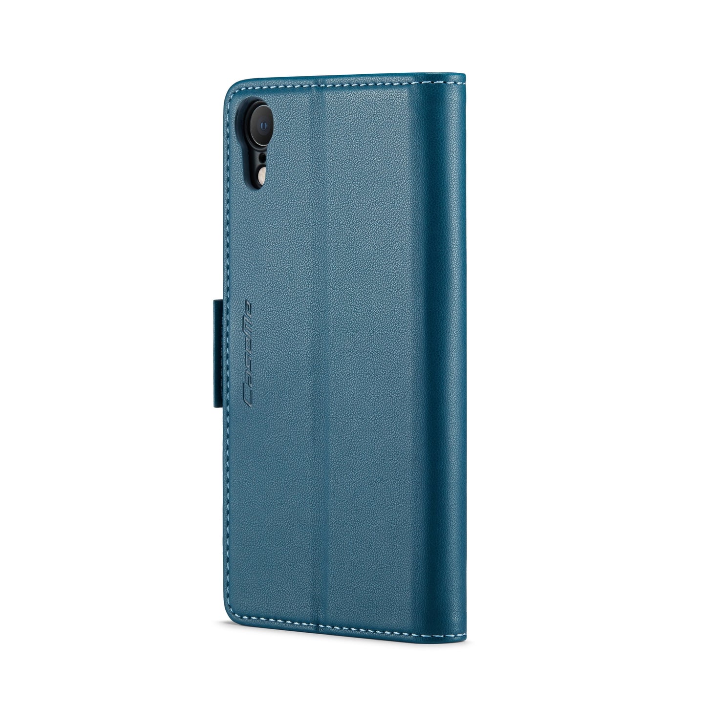iPhone XR Leather Wallet Case - RFID Blocking, Stand Function, Card Slots