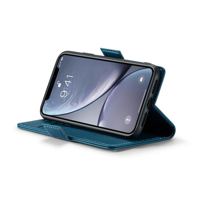 iPhone XR Leather Wallet Case - RFID Blocking, Stand Function, Card Slots