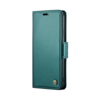 iPhone XR Leather Wallet Case - RFID Blocking, Stand Function, Card Slots
