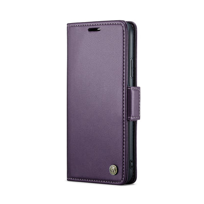 iPhone XR Leather Wallet Case - RFID Blocking, Stand Function, Card Slots
