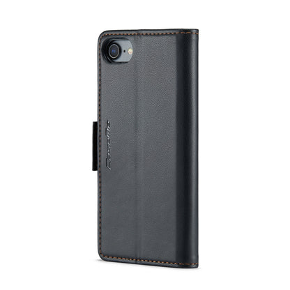 iPhone SE 2022/SE 2020/6/7/8 Leather Wallet Case - RFID Blocking, Stand Function, Card Slots