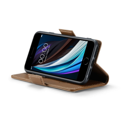 iPhone SE 2022/SE 2020/6/7/8 Leather Wallet Case - RFID Blocking, Stand Function, Card Slots