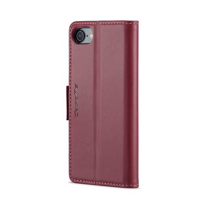 iPhone SE 2022/SE 2020/6/7/8 Leather Wallet Case - RFID Blocking, Stand Function, Card Slots