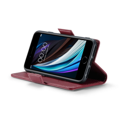 iPhone SE 2022/SE 2020/6/7/8 Leather Wallet Case - RFID Blocking, Stand Function, Card Slots