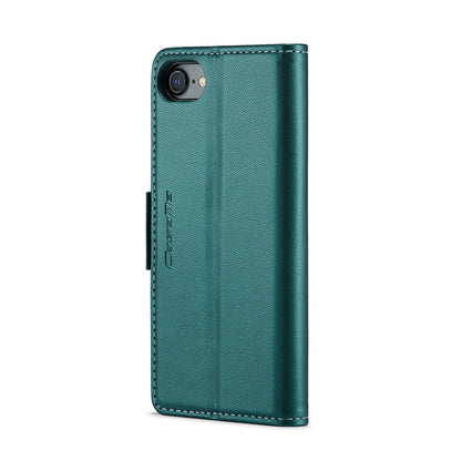iPhone SE 2022/SE 2020/6/7/8 Leather Wallet Case - RFID Blocking, Stand Function, Card Slots