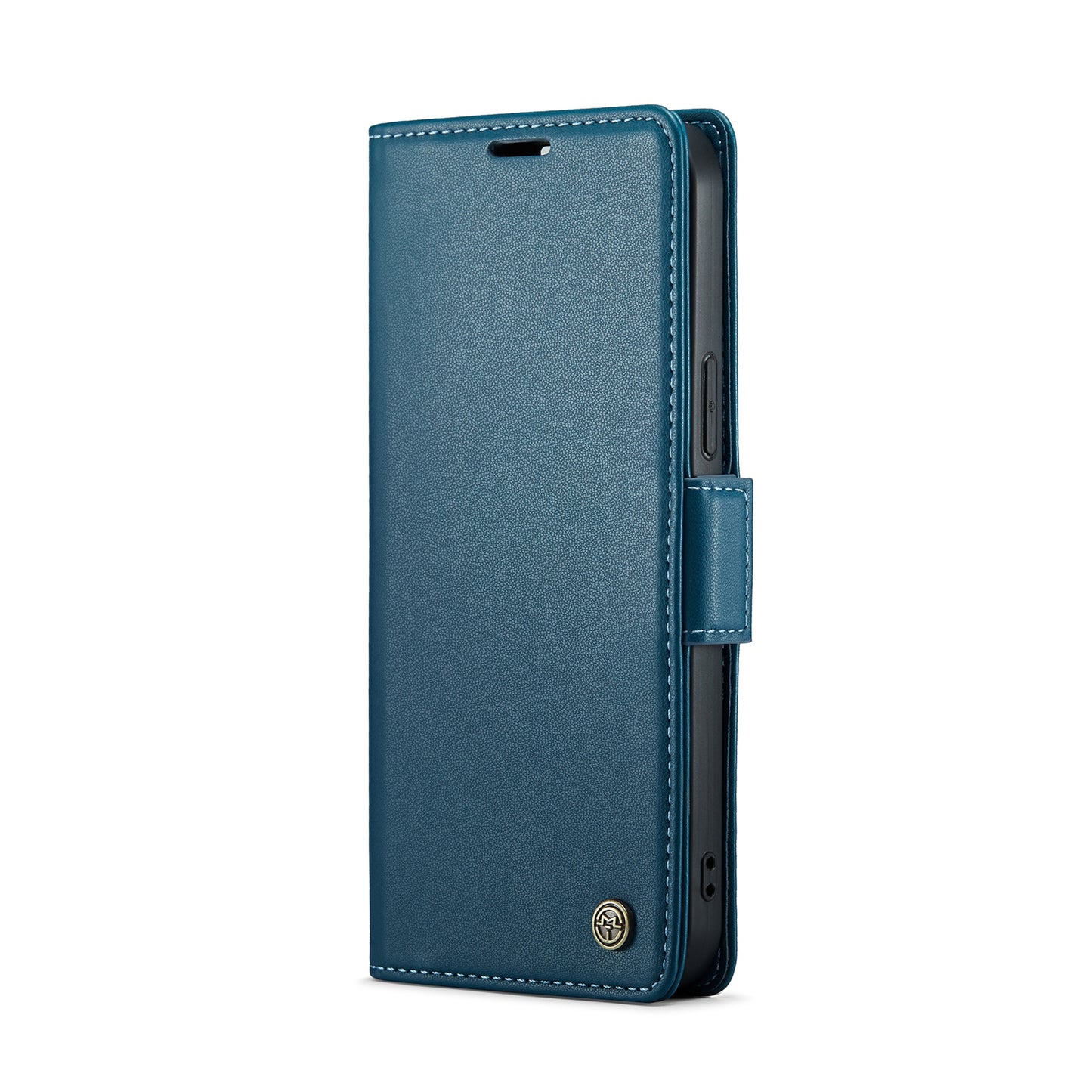 iPhone 15 Pro Max Leather Wallet Case - RFID Blocking, Stand Function, Card Slots