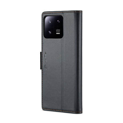 Xiaomi 13 Pro Leather Wallet Case - RFID Blocking, Stand Function, Card Slots