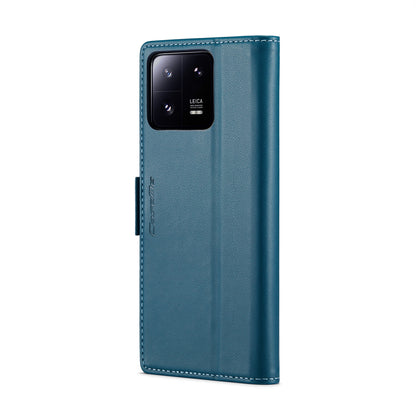 Xiaomi 13 Pro Leather Wallet Case - RFID Blocking, Stand Function, Card Slots