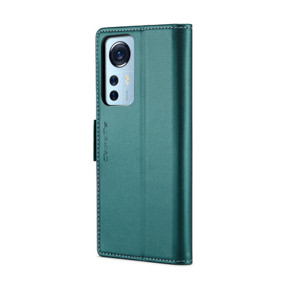 Xiaomi 12/12X/12S Leather Wallet Case - RFID Blocking, Stand Function, Card Slots