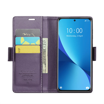 Xiaomi 12/12X/12S Leather Wallet Case - RFID Blocking, Stand Function, Card Slots