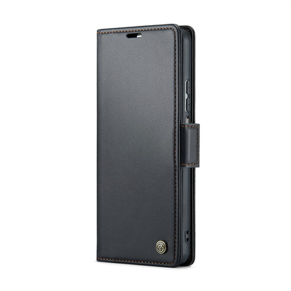 Xiaomi Redmi Note 11 4G Leather Wallet Case - RFID Blocking, Stand Function, Card Slots