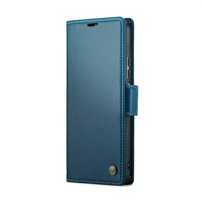 Xiaomi Redmi Note 11 4G Leather Wallet Case - RFID Blocking, Stand Function, Card Slots