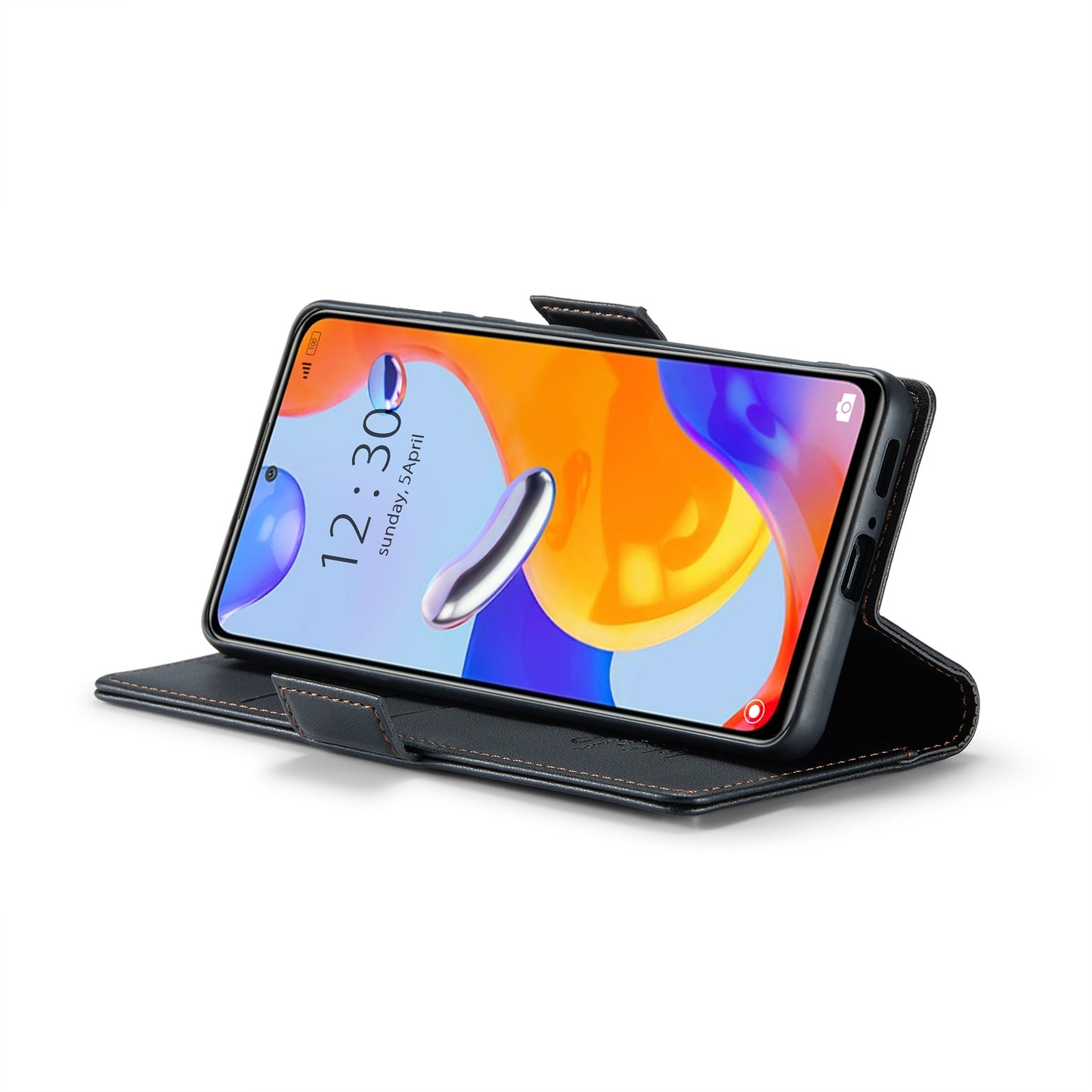 Xiaomi Redmi Note 11 Pro 5G Leather Wallet Case - RFID Blocking, Stand Function, Card Slots