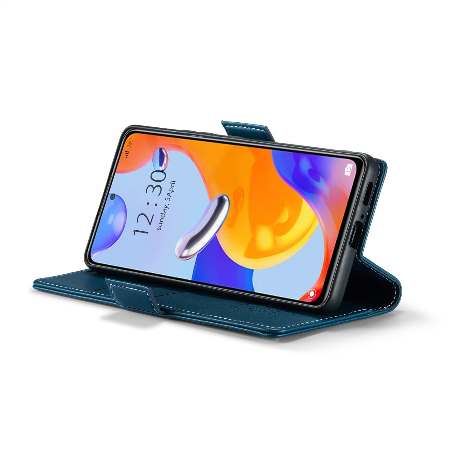Xiaomi Redmi Note 11 Pro 5G Leather Wallet Case - RFID Blocking, Stand Function, Card Slots