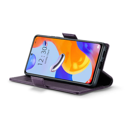 Xiaomi Redmi Note 11 Pro 5G Leather Wallet Case - RFID Blocking, Stand Function, Card Slots