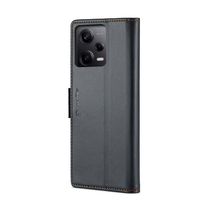 Xiaomi Poco X5 Pro 5G Leather Wallet Case - RFID Blocking, Stand Function, Card Slots