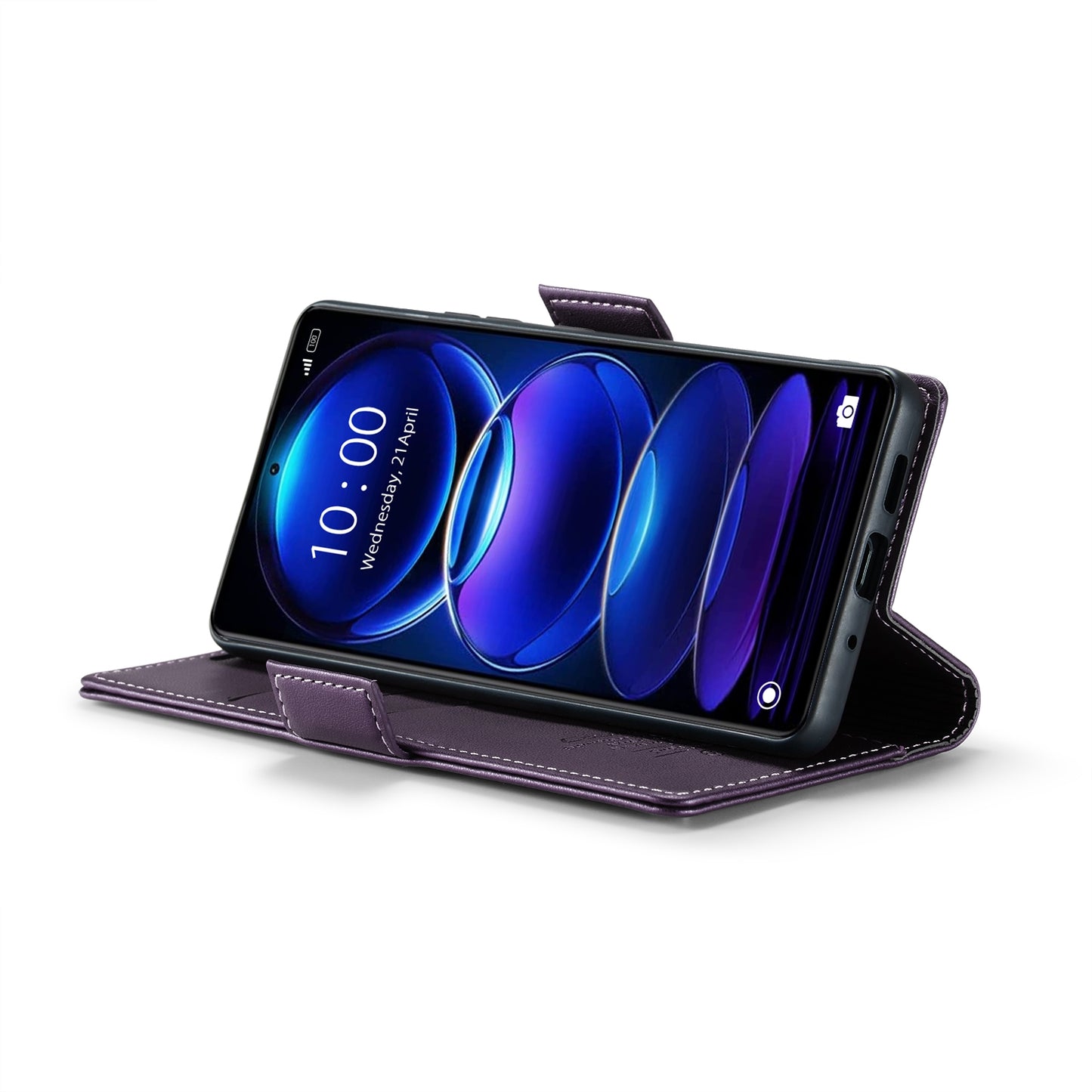 Xiaomi Poco X5 Pro 5G Leather Wallet Case - RFID Blocking, Stand Function, Card Slots