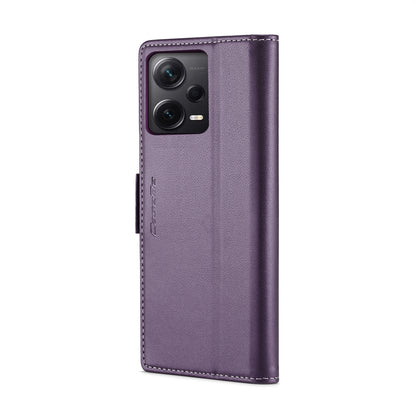 Xiaomi Redmi Note 12 Pro+ 5G Leather Wallet Case - RFID Blocking, Stand Function, Card Slots