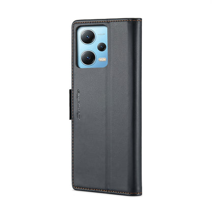 Xiaomi Poco X5 5G Leather Wallet Case - RFID Blocking, Stand Function, Card Slots
