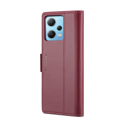 Xiaomi Poco X5 5G Leather Wallet Case - RFID Blocking, Stand Function, Card Slots