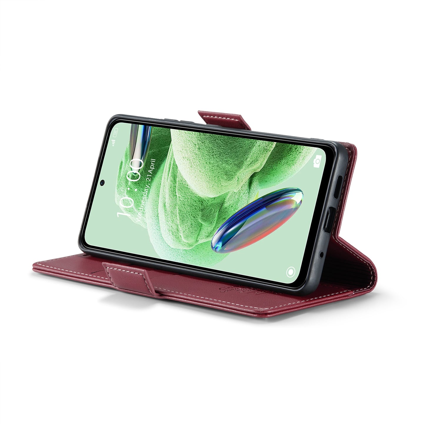 Xiaomi Poco X5 5G Leather Wallet Case - RFID Blocking, Stand Function, Card Slots