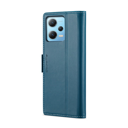 Xiaomi Poco X5 5G Leather Wallet Case - RFID Blocking, Stand Function, Card Slots