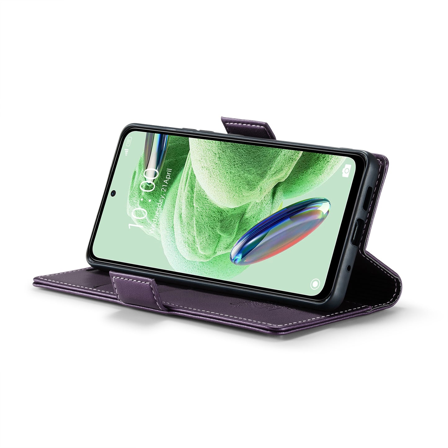 Xiaomi Poco X5 5G Leather Wallet Case - RFID Blocking, Stand Function, Card Slots