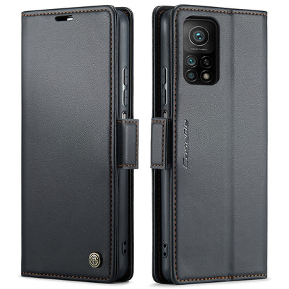 Xiaomi Mi 10T 5G／10T Pro 5G Leather Wallet Case - RFID Blocking, Stand Function, Card Slots