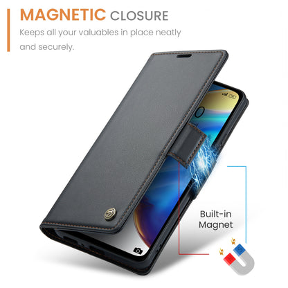 Xiaomi Mi 10T 5G／10T Pro 5G Leather Wallet Case - RFID Blocking, Stand Function, Card Slots