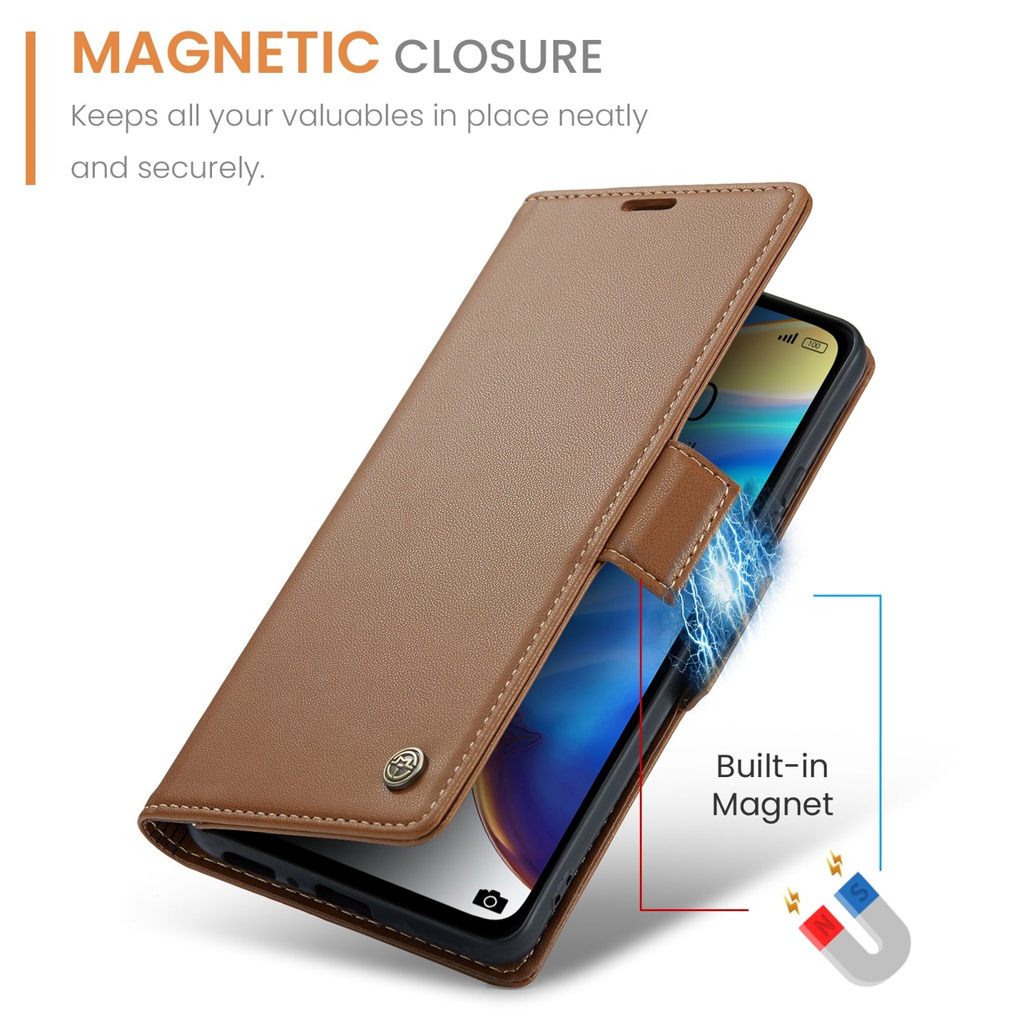 Xiaomi Mi 10T 5G／10T Pro 5G Leather Wallet Case - RFID Blocking, Stand Function, Card Slots