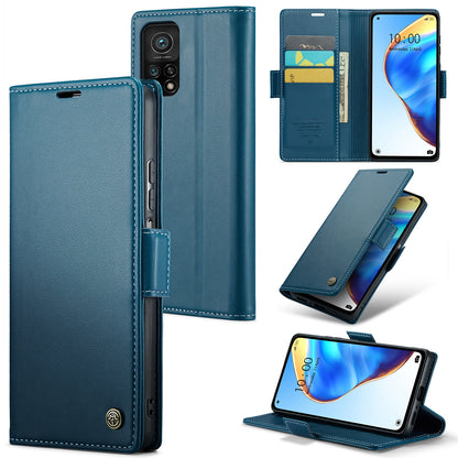 Xiaomi Mi 10T 5G／10T Pro 5G Leather Wallet Case - RFID Blocking, Stand Function, Card Slots