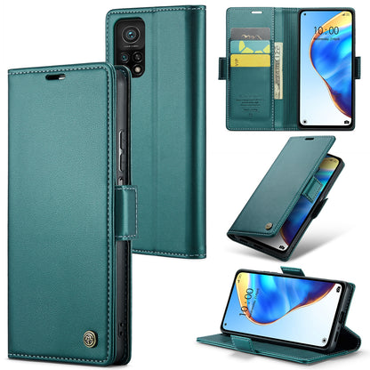 Xiaomi Mi 10T 5G／10T Pro 5G Leather Wallet Case - RFID Blocking, Stand Function, Card Slots
