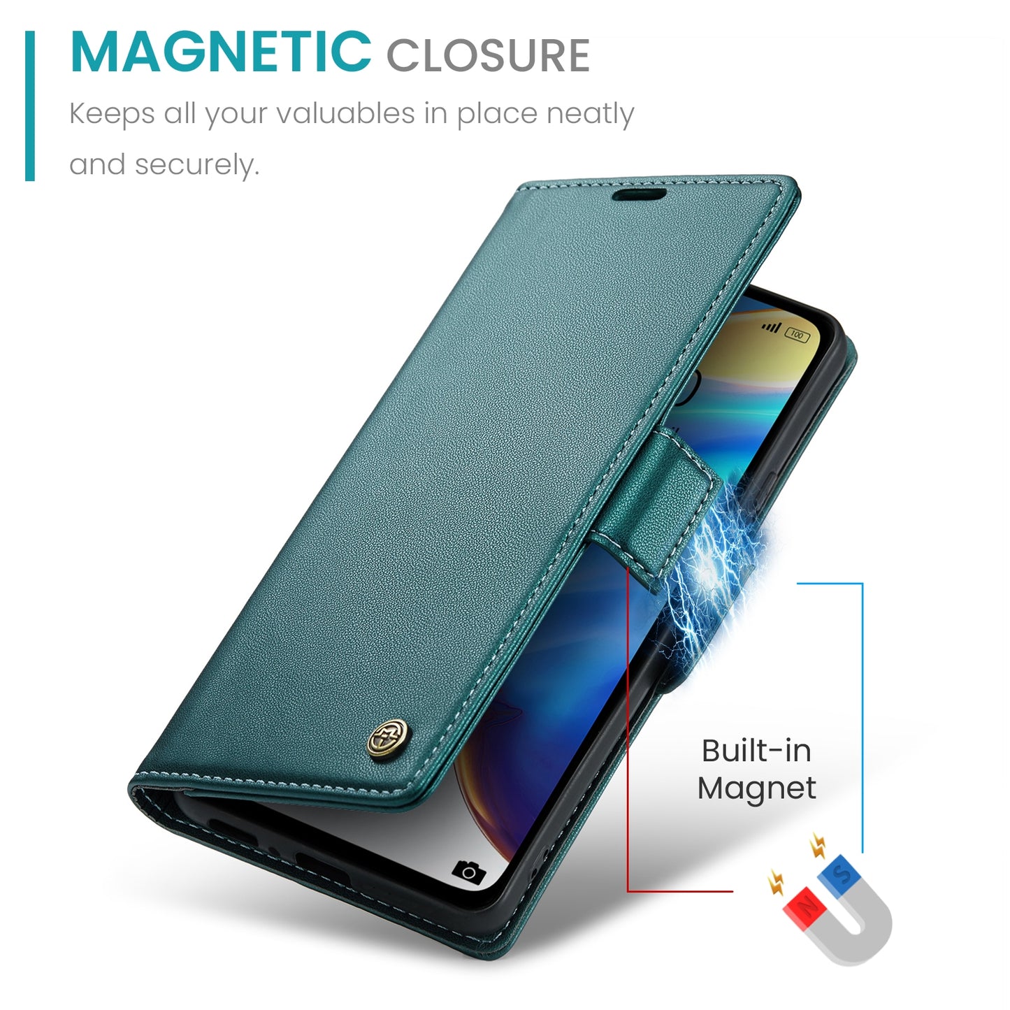 Xiaomi Mi 10T 5G／10T Pro 5G Leather Wallet Case - RFID Blocking, Stand Function, Card Slots