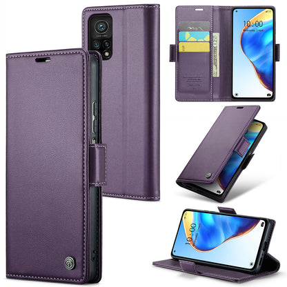 Xiaomi Mi 10T 5G／10T Pro 5G Leather Wallet Case - RFID Blocking, Stand Function, Card Slots