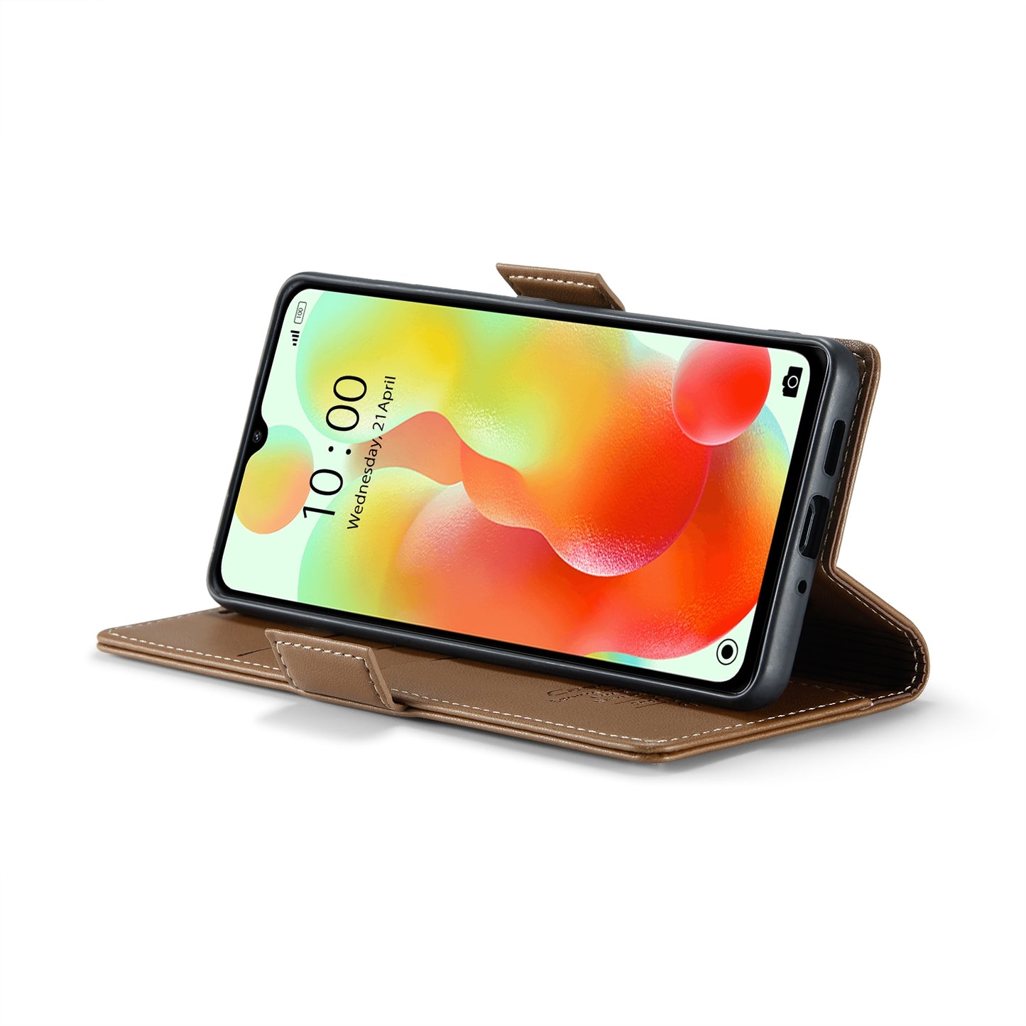 Xiaomi Redmi 12C Leather Wallet Case - RFID Blocking, Stand Function, Card Slots