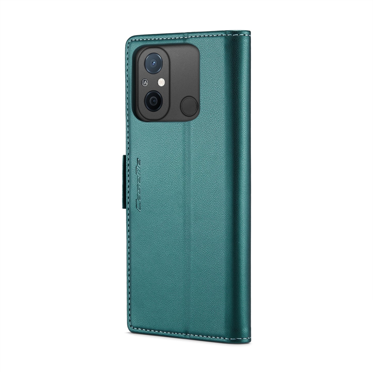 Xiaomi Redmi 11A Leather Wallet Case - RFID Blocking, Stand Function, Card Slots