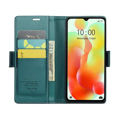 Xiaomi Redmi 12C Leather Wallet Case - RFID Blocking, Stand Function, Card Slots