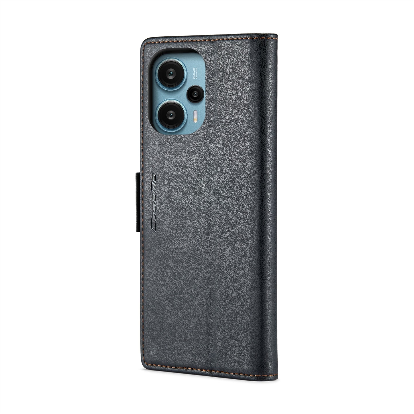 Xiaomi Poco F5 5G Leather Wallet Case - RFID Blocking, Stand Function, Card Slots