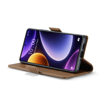 Xiaomi Redmi Note 12 Turbo 5G Leather Wallet Case - RFID Blocking, Stand Function, Card Slots