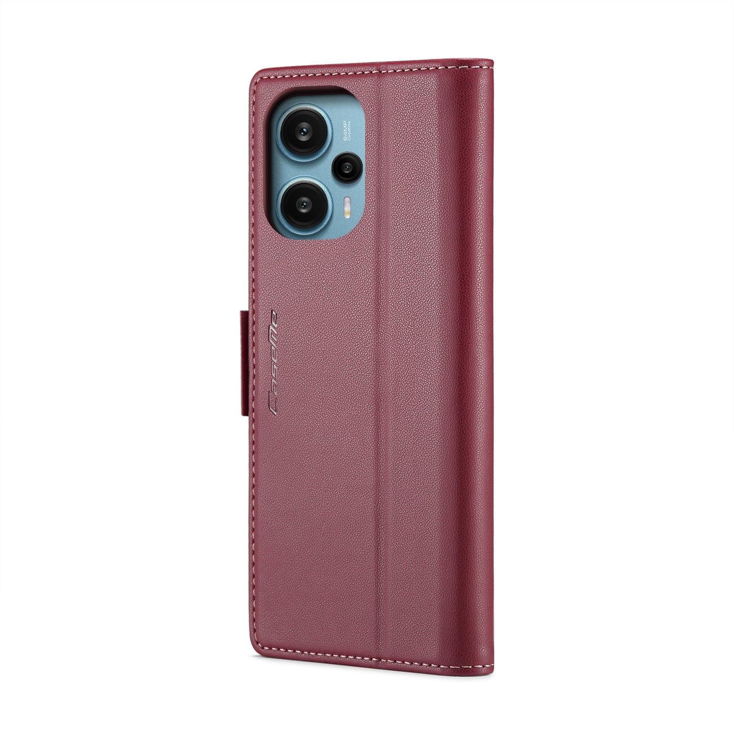 Xiaomi Redmi Note 12 Turbo 5G Leather Wallet Case - RFID Blocking, Stand Function, Card Slots