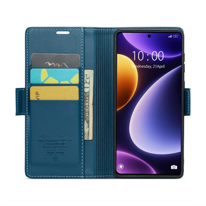 Xiaomi Redmi Note 12 Turbo 5G Leather Wallet Case - RFID Blocking, Stand Function, Card Slots