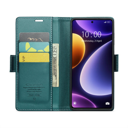 Xiaomi Poco F5 5G Leather Wallet Case - RFID Blocking, Stand Function, Card Slots