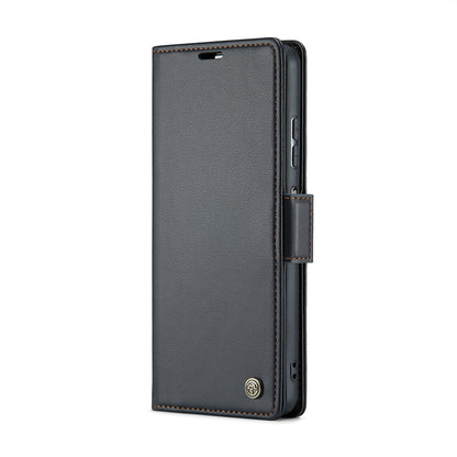 Xiaomi Redmi Note 12 4G Leather Wallet Case - RFID Blocking, Stand Function, Card Slots